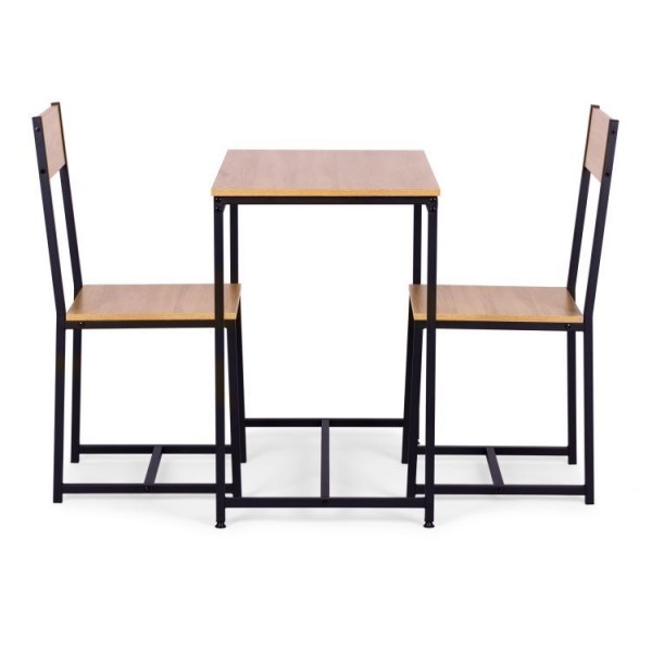Zestaw do jadalni Ramon - stół z 2 krzesłami w stylu loft