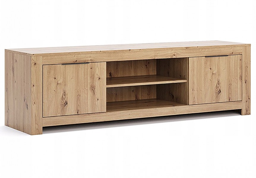 Szafka RTV Tommy 180 z szafkami i półkami, dąb artisan