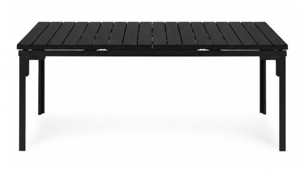 Stół ogrodowy Caprila rozkładany 180-240 cm, kolor czarny