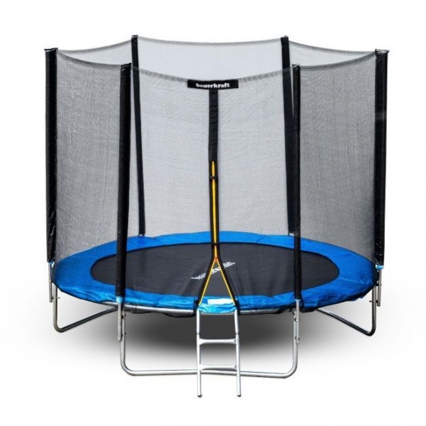 Trampolina ogrodowa 304-312 cm z siatką ochronną i drabinką G739