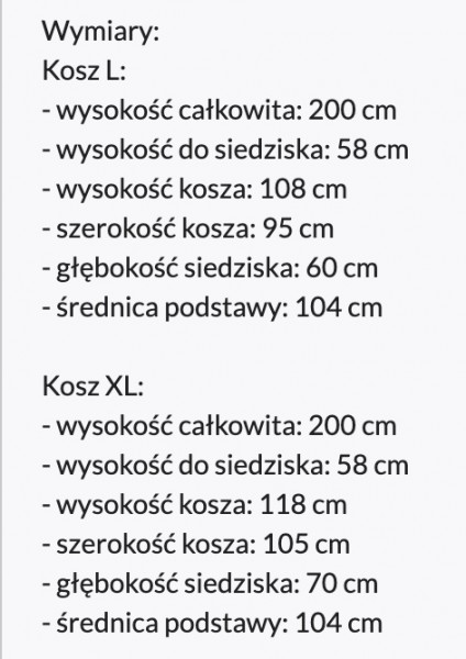 Komplet 2 wiszących foteli ogrodowych F-03 biały
