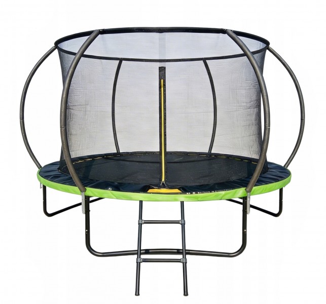 Trampolina ogrodowa dla dzieci Pegie 8FT, 244 cm, z siatką wewnętrzną i drabinką