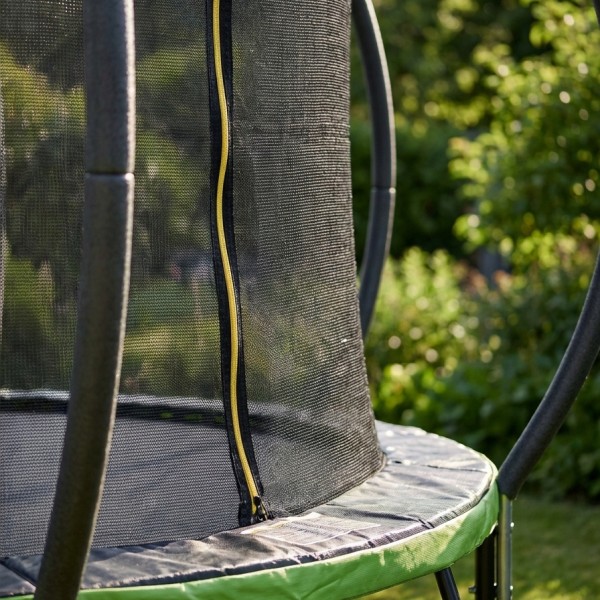 Trampolina ogrodowa dla dzieci Pegie 8FT, 244 cm, z siatką wewnętrzną i drabinką