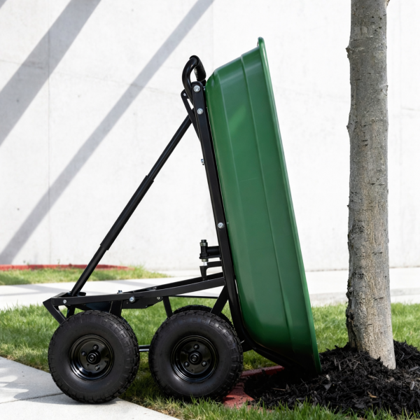 Wózek ogrodowy, transportowy DT-001, 75L, 300 kg - wywrotka 3w1