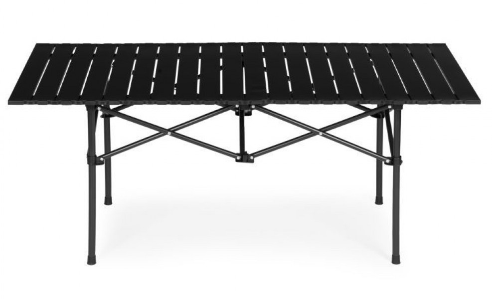 Składany stolik turystyczny Trevio 1201, 119x55,5 cm, czarny