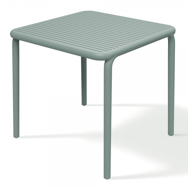 Kwadratowy stół ogrodowy Brene 80 cm, z tworzywa