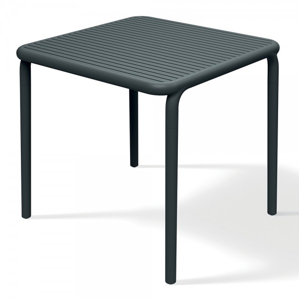 Kwadratowy stół ogrodowy Brene 80 cm, z tworzywa