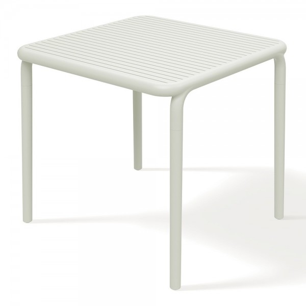 Kwadratowy stół ogrodowy Brene 80 cm, z tworzywa