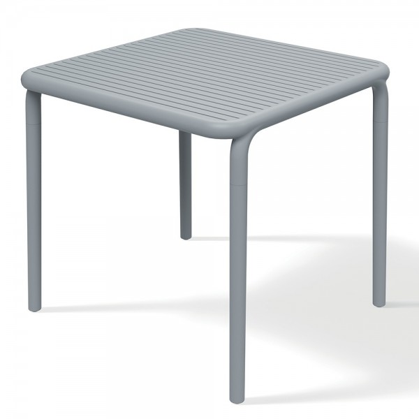 Kwadratowy stół ogrodowy Brene 80 cm, z tworzywa