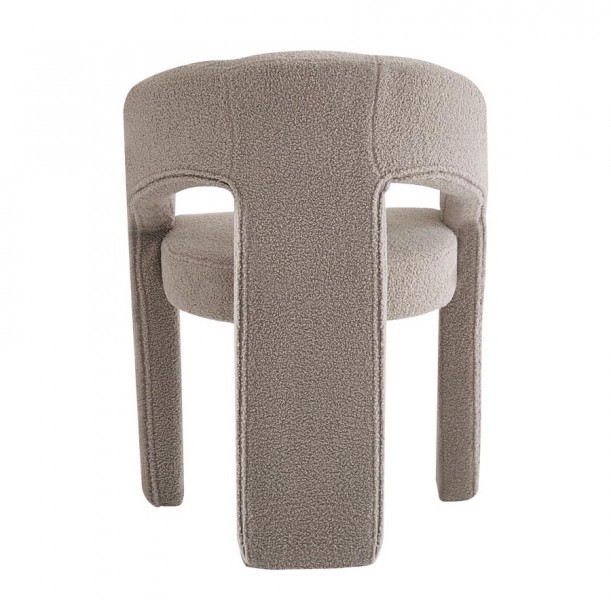 Tapicerowane krzesło do jadalni w tkaninie bouclé K612 Halmar