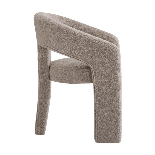 Tapicerowane krzesło do jadalni w tkaninie bouclé K612 Halmar