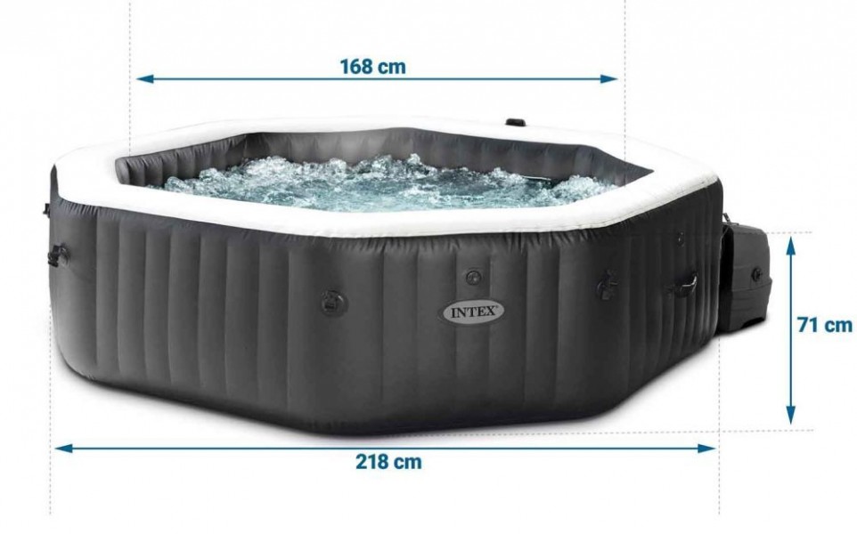 Jacuzzi ogrodowe dmuchane Intex 462, SPA 6-osobowe, WiFi, 140 dysz, 218 cm