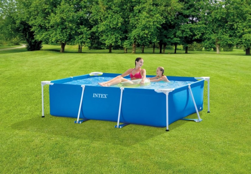 Basen stelażowy ogrodowy Intex 270 prostokątny, 220x150 cm