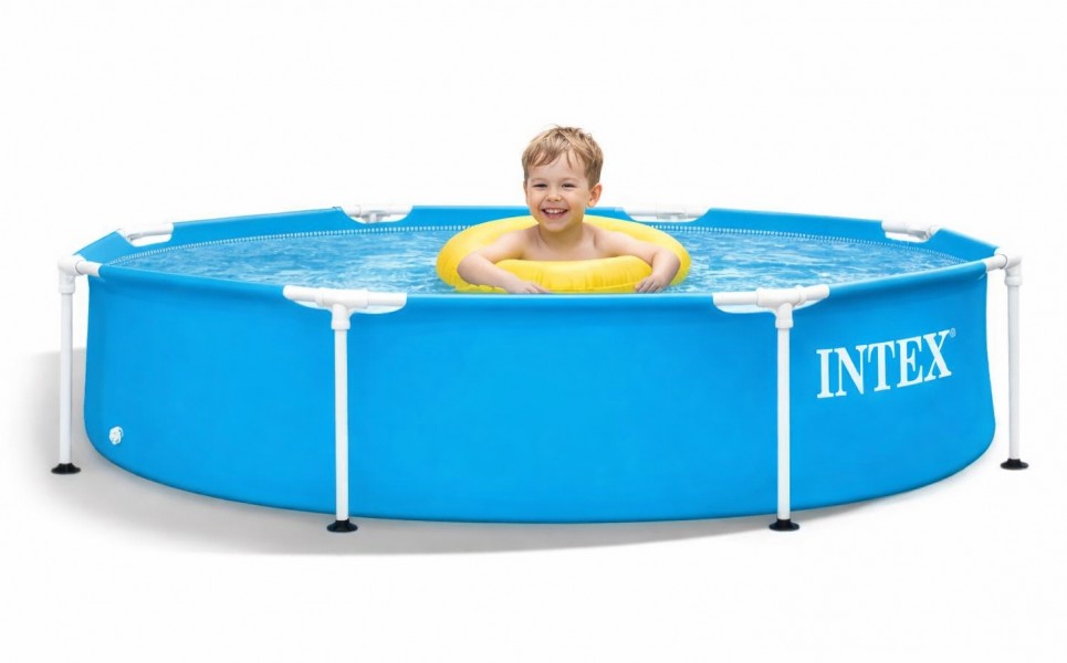 Basen stelażowy okrągły 244 cm Intex 205 dla dzieci