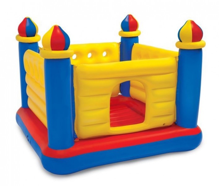 Dmuchana trampolina dziecięca do domu i ogrodu - zamek Intex 259