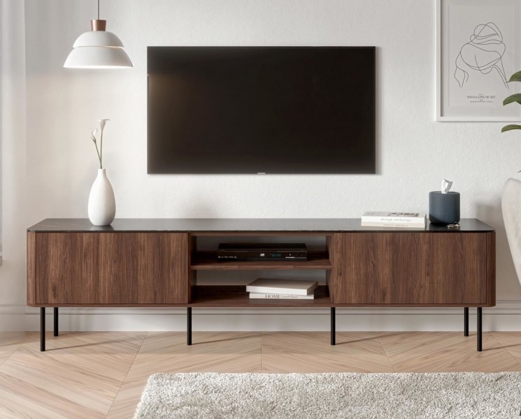 Szafka pod telewizor 200 cm Solano RTV-2 Halmar, orzech