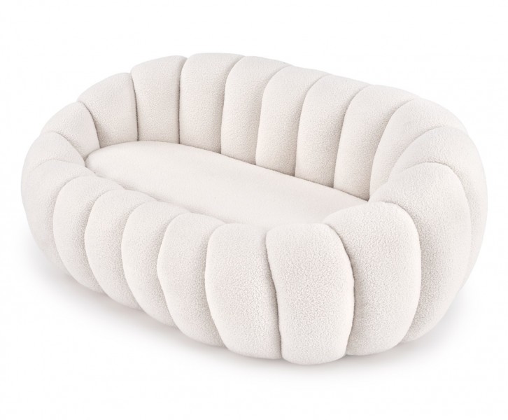 Sofa dwuosobowa Gaspar XL Halmar o obłym kształcie
