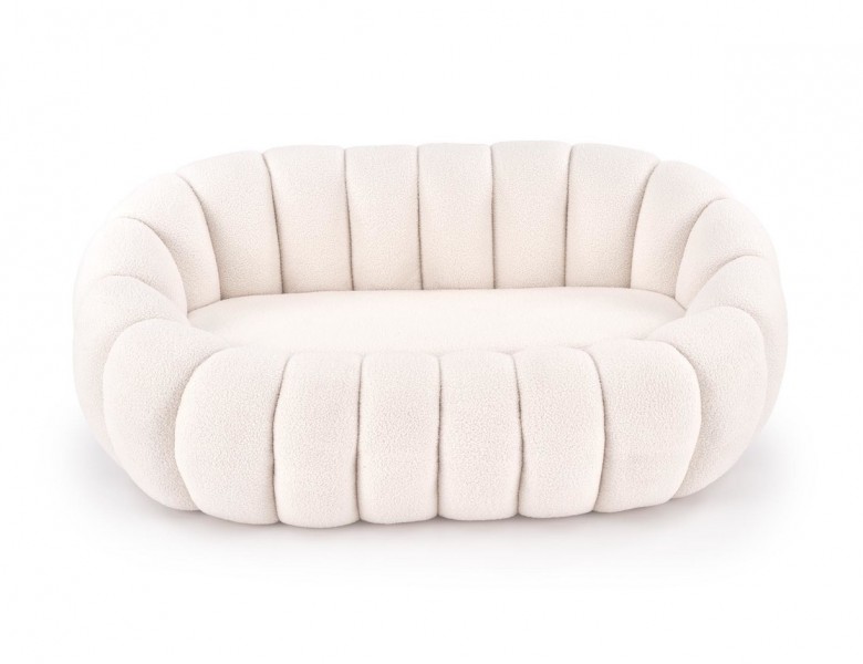Sofa dwuosobowa Gaspar XL Halmar o obłym kształcie