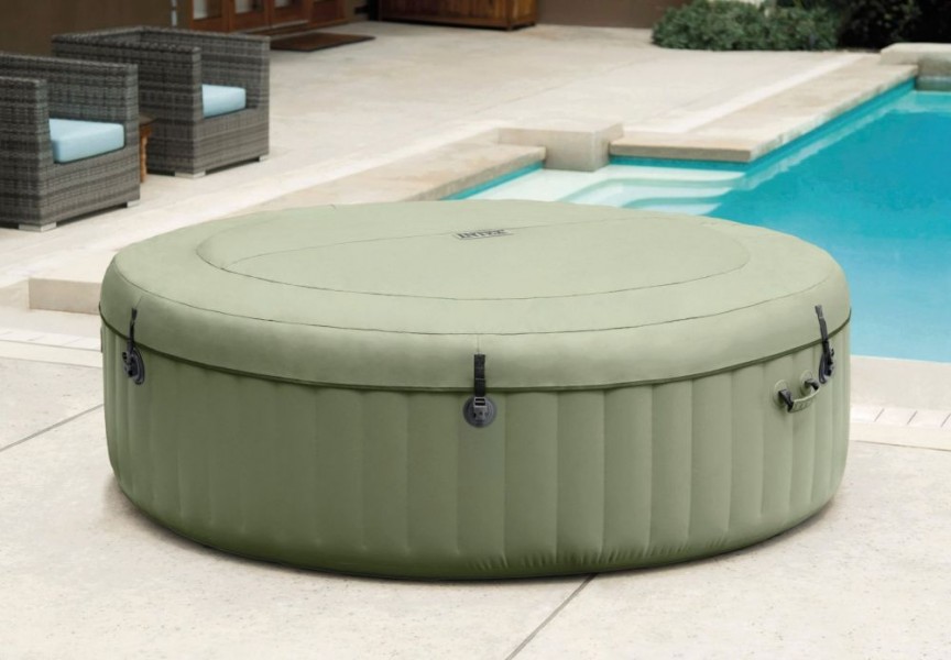 Jacuzzi ogrodowe z hydromasażem 216 cm Intex 428, 6-osób, 140 dysz bąbelkowych