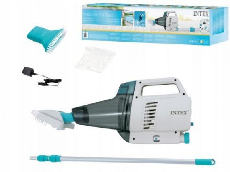 Odkurzacz bezprzewodowy do basenu i SPA Intex 628 z kijem teleskopowym 280 cm