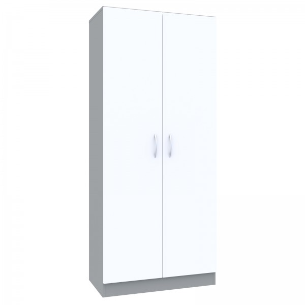 Szafa aktowa dwudrzwiowa na klucz Simple, 80x40x185 cm, index 80-5P-2F5