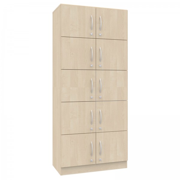Szafa biurowa skrytkowa na klucz Simple, 80x40x185 cm, index 80-5PP-10F1