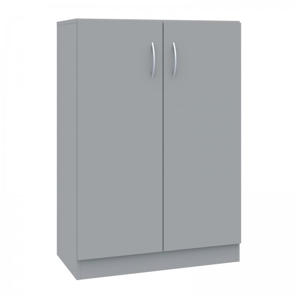Dwudrzwiowa szafka biurowa na klucz Simple, 80x40x120,5 cm, index 80-3P-2F3