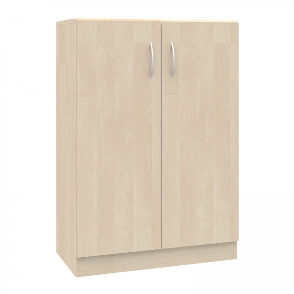 Dwudrzwiowa szafka biurowa na klucz Simple, 80x40x120,5 cm, index 80-3P-2F3