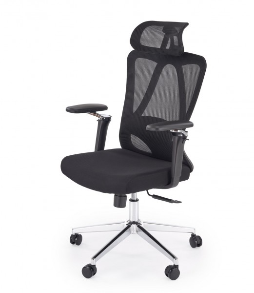 Ergonomiczny fotel biurowy Rufino Halmar, zgodny z normą BHP