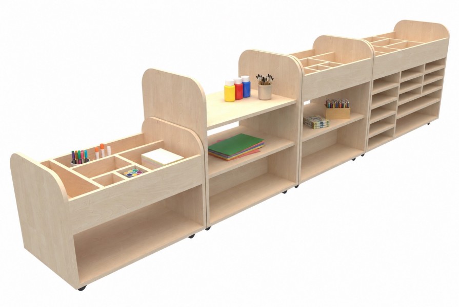 Modułowe meble do żłobka i przedszkola Smart 01 - kącik artystyczny