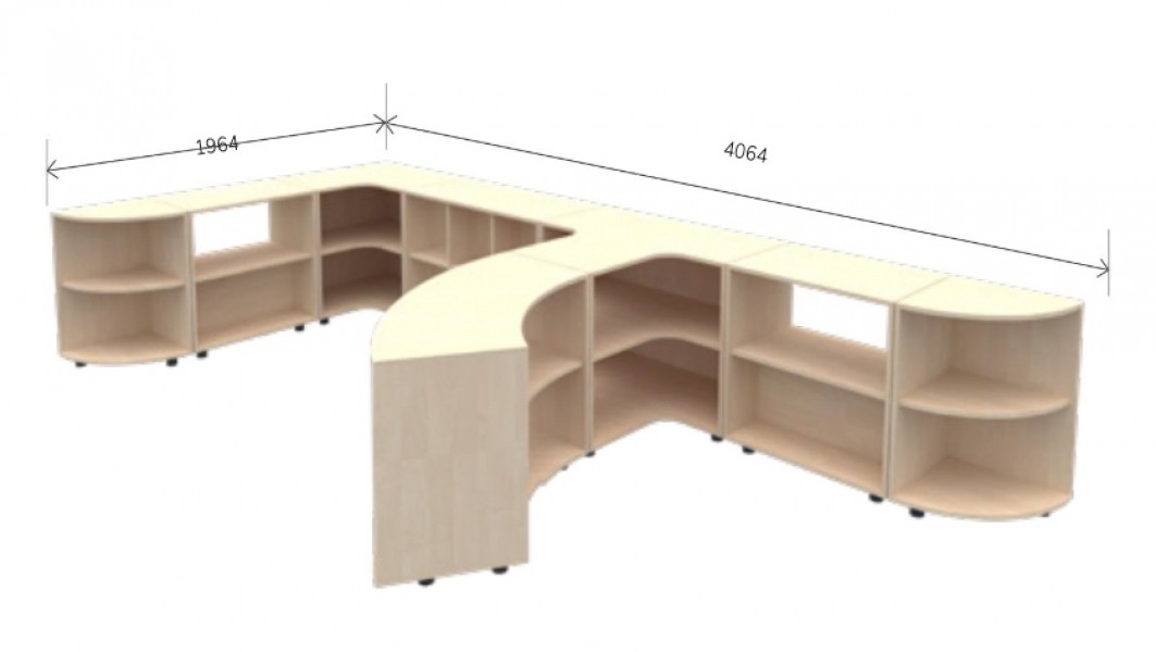 Meble do kącików edukacyjnych - zestaw Smart 03, kącik zabaw