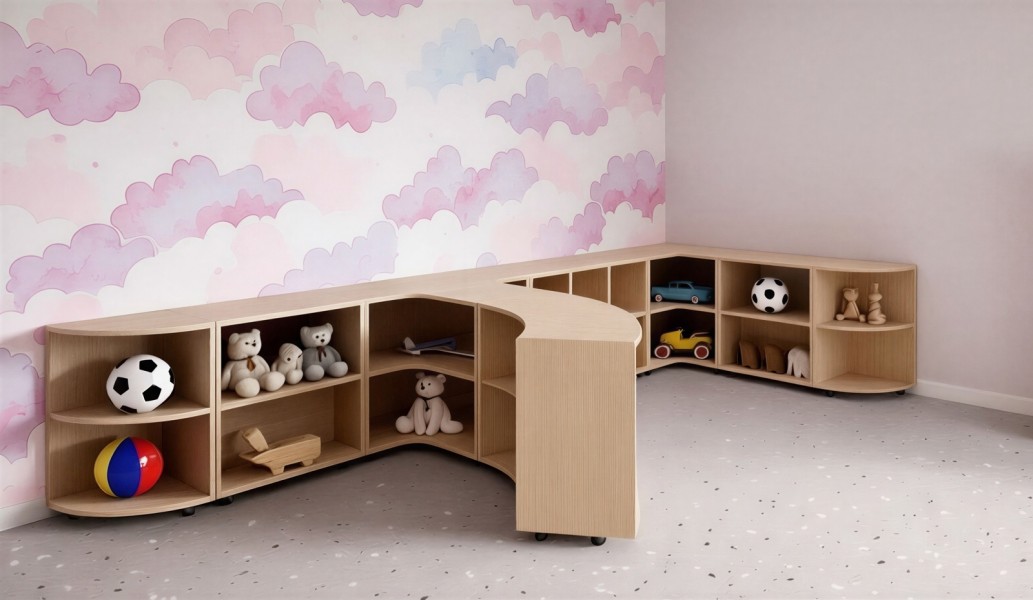 Regał modułowy do sal edukacyjnych Smart, index KZ-R90-2P