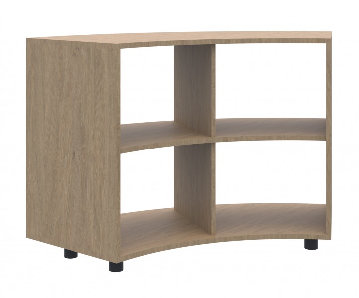 Regał modułowy do dzielenia sali edukacyjnej Smart 1/6 koła, index KZ-R1/6-2P
