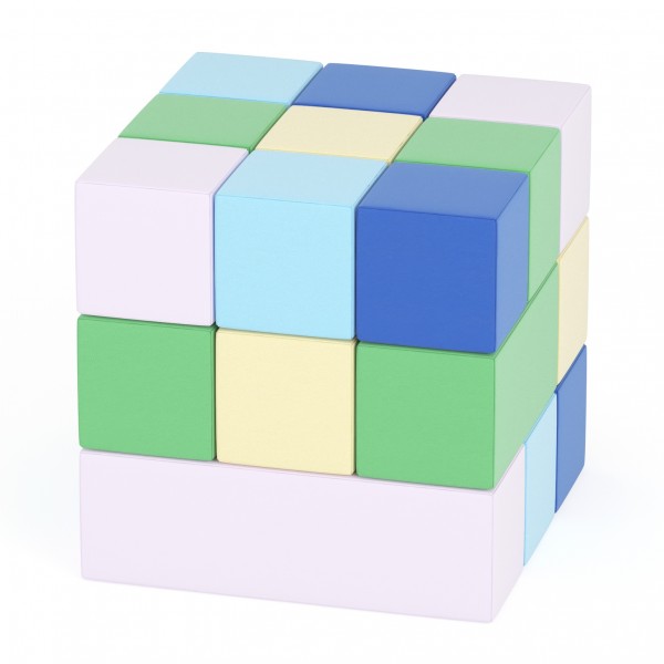 Kostki piankowe dla dzieci do przedszkola i żłobka - zestaw Happy Cube Max H200