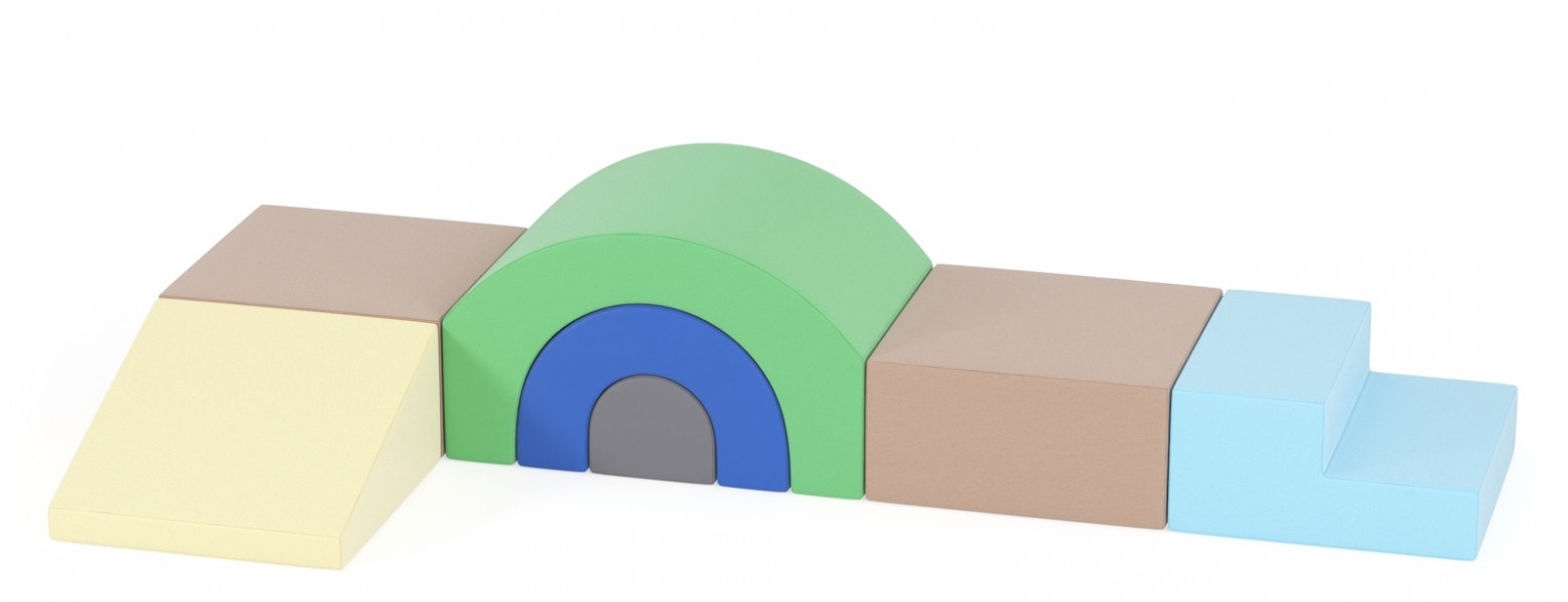 Piankowy plac zabaw do przedszkola i sali zabaw Happy Playground H240-9