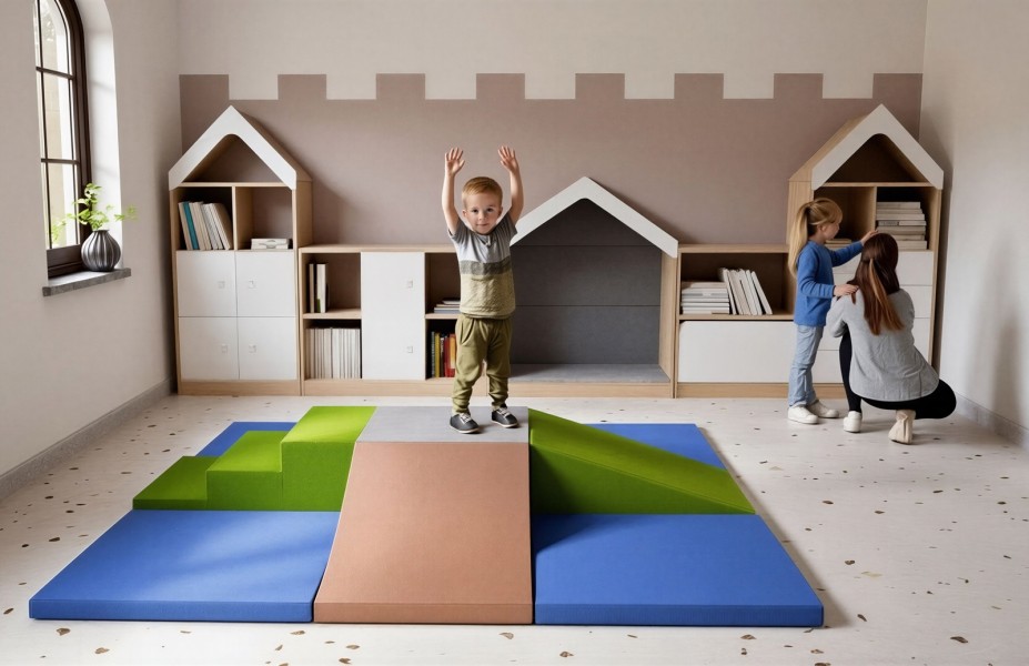 Piankowa wyspa aktywności dla dzieci - zestaw Happy Playground H300-2