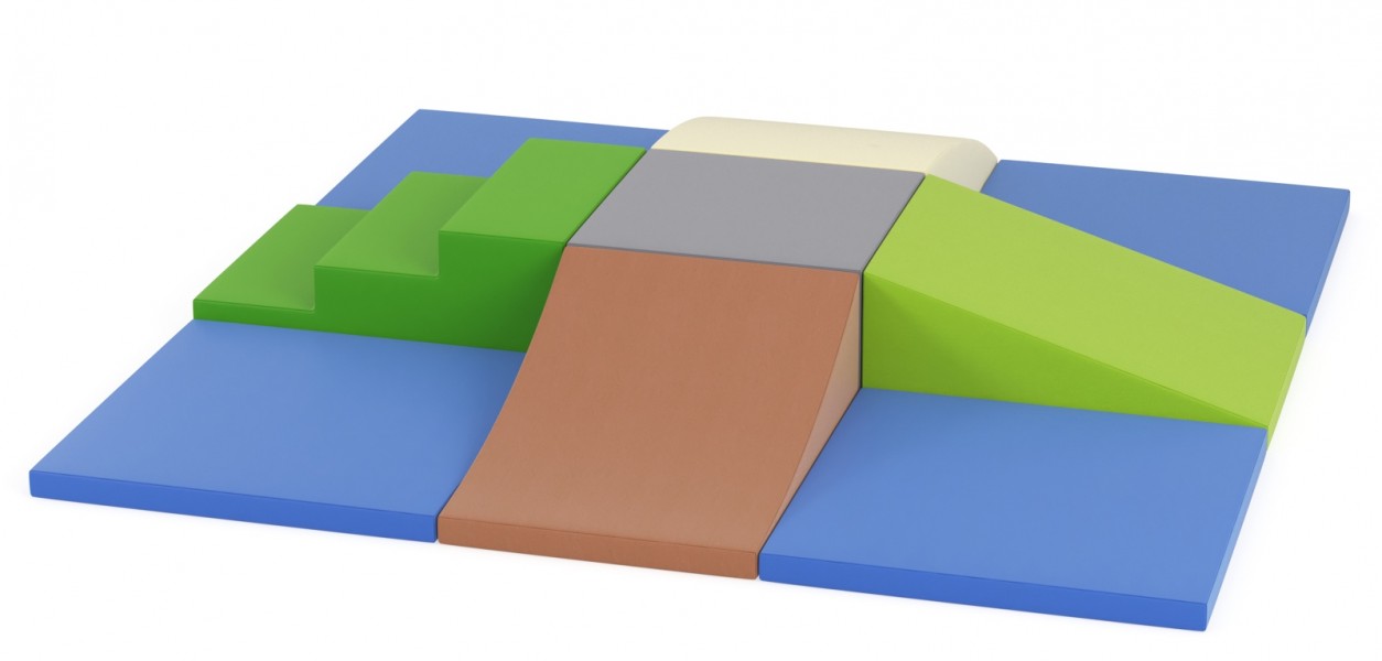 Piankowa wyspa aktywności dla dzieci - zestaw Happy Playground H300-2