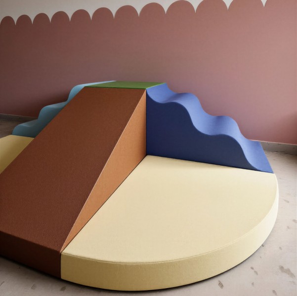 Modułowy plac zabaw piankowy - zestaw Happy Playground H600-3