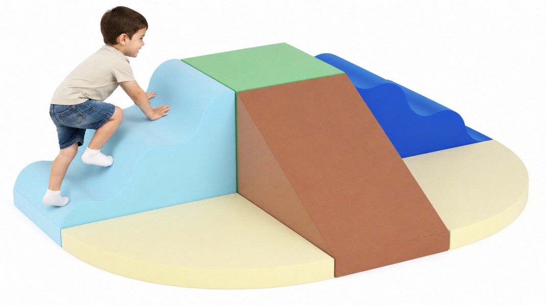 Modułowy plac zabaw piankowy - zestaw Happy Playground H600-3