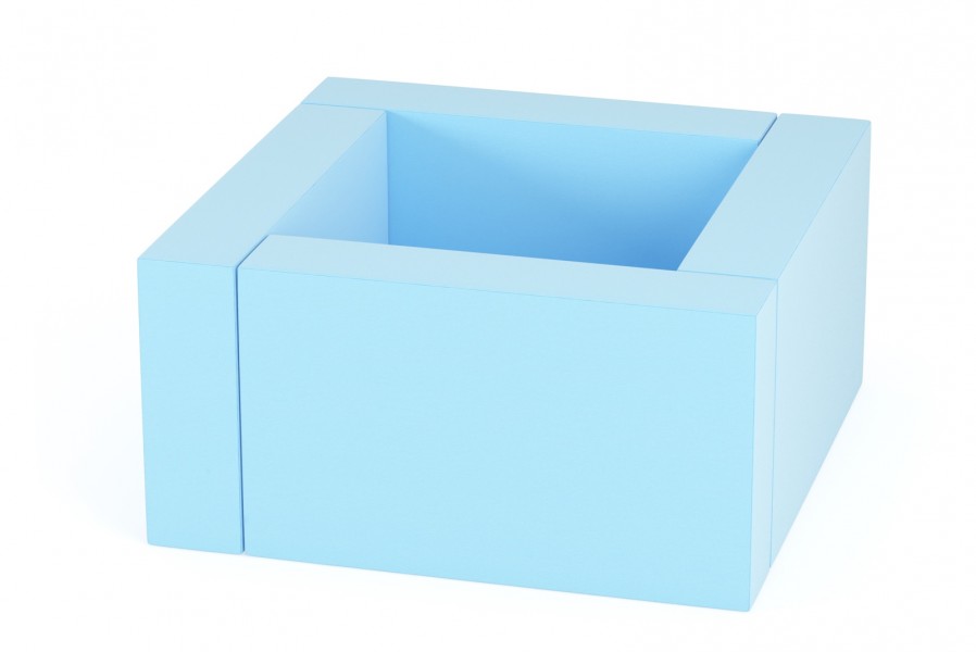 Basen piankowy na piłeczki 120x120 cm Happy Swim H600-1, wysokość 60 cm