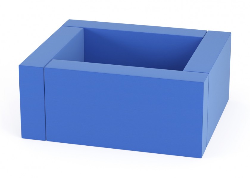 Piankowy basen edukacyjny 140x120 cm Happy Swim H600-2, wysokość 60 cm