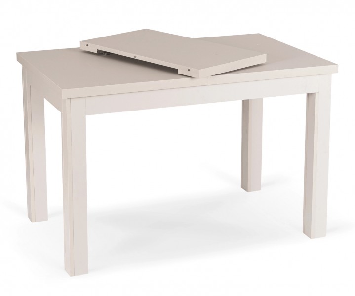 Klasyczny stół rozkładany Skubi 120-160 cm, kaszmir
