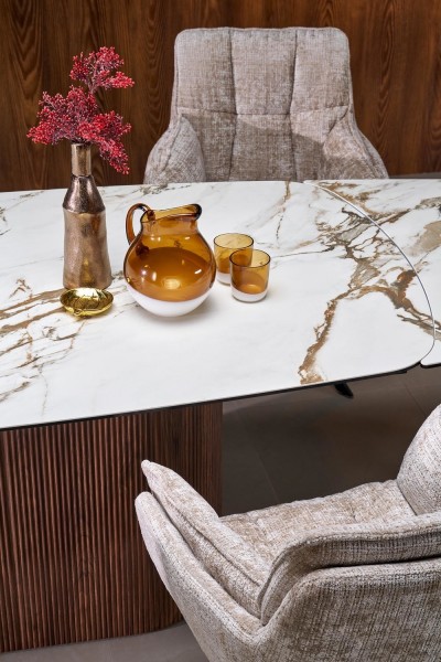 Stół rozkładany Flavor Halmar z ceramicznym blatem
