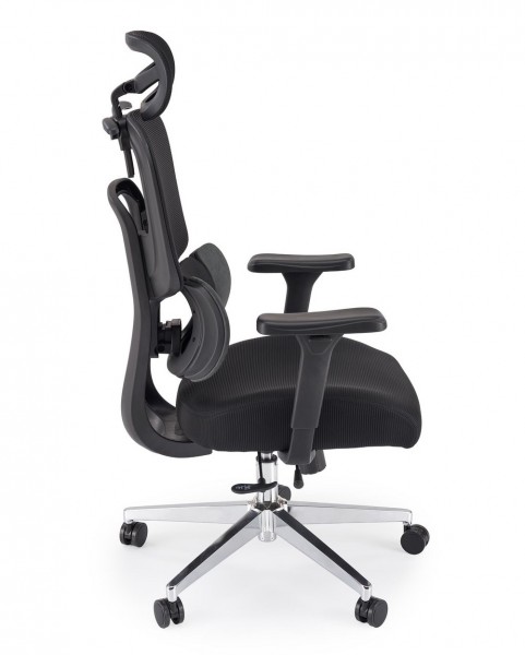 Fotel biurowy ergonomiczny Booster Halmar z regulowanym zagłówkiem