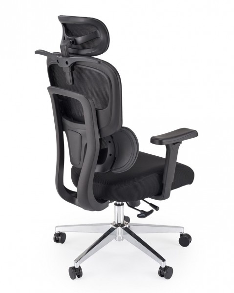Fotel biurowy ergonomiczny Booster Halmar z regulowanym zagłówkiem
