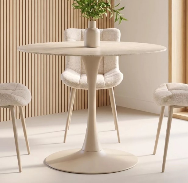 Elegancki okrągły stół Amadeo 90 Ceramic Signal
