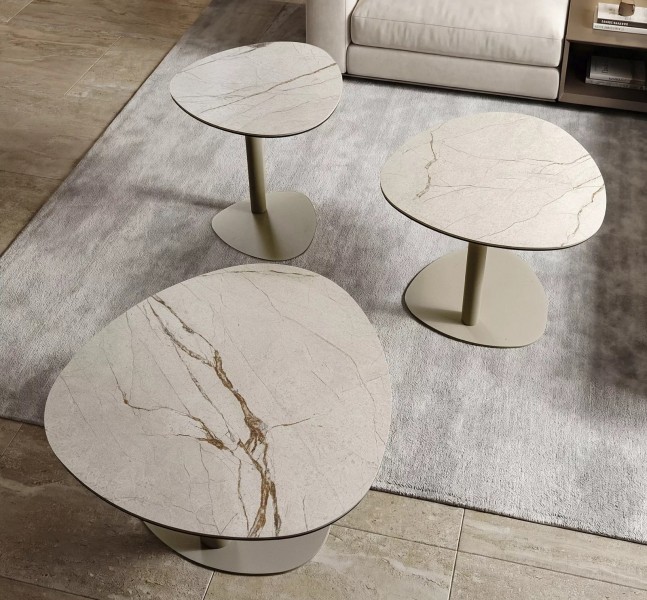 Ława z ceramicznym blatem 58x58cm Ciao B Signal