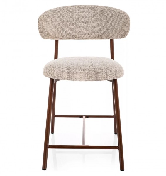 Tapicerowany hoker Elton H-2 Noelle Signal, nogi orzech