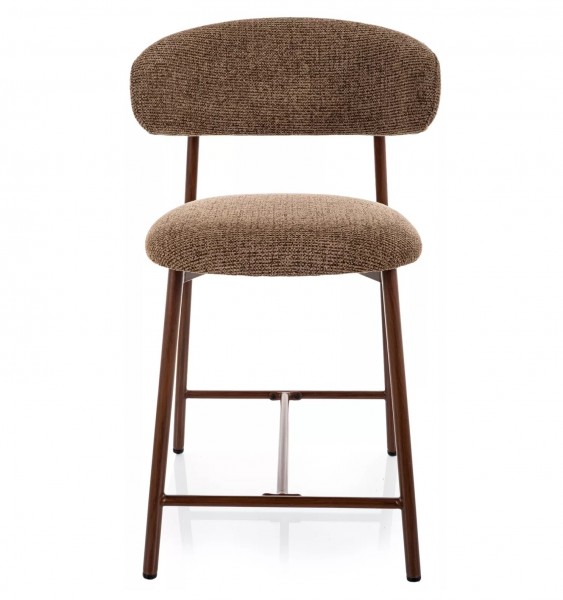 Tapicerowany hoker Elton H-2 Noelle Signal, nogi orzech