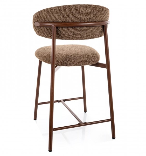 Tapicerowany hoker Elton H-2 Noelle Signal, nogi orzech